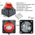 Battery Disconnect Switch 12V 24V 300A Car Isolator Disconnect Rotary