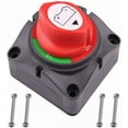 thumbnail image 1 of Battery Disconnect Switch,12V-48V Battery Power Cut Master Switch,Anti-Leakage Protection For Car RV Boat (Rotary On/Off), 1 of 9