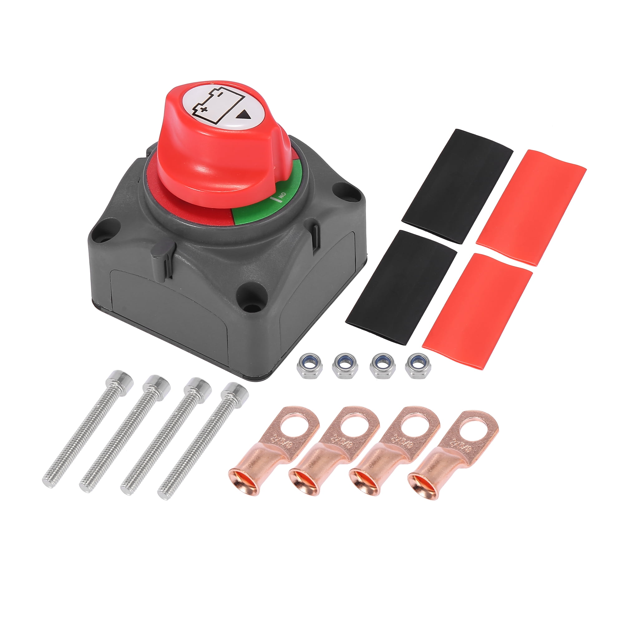 Battery Disconnect Switch 12V to 48V Isolator Cut Off Master Switch Kit for Marine Boat Car Truck RV Trailer Vehicles