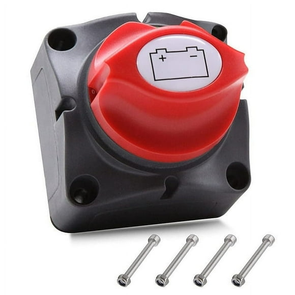 Battery Disconnect Switch Battery Power Cut On/Off Master Switch Disconnect Isolator 12V - 48V for Car Vehicle RV Boat