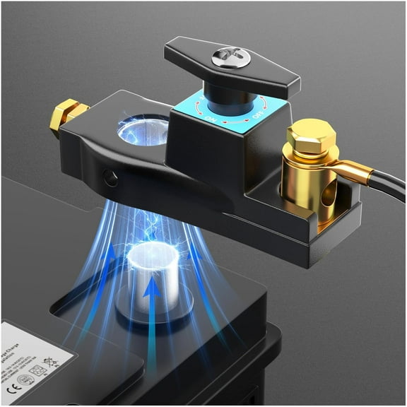 Battery Disconnect Switch,  General High Current Master Battery Power Cut Isolator Kill Switch, Battery Kill Switch for Car, RV and Boat (1)