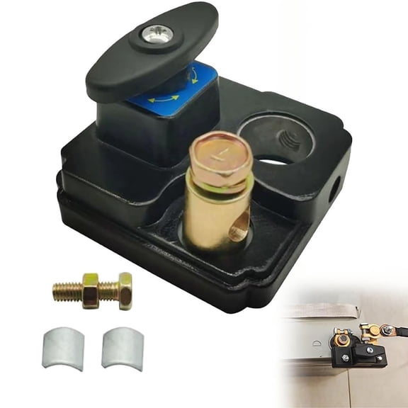 Battery Disconnect Switch, Heavy Duty Battery Shut Off Switch, Current Master Battery Power Cut Isolator Kill Switch, Quick Disconnect Battery Cut Off Universal Switch for Car, RV and Boat