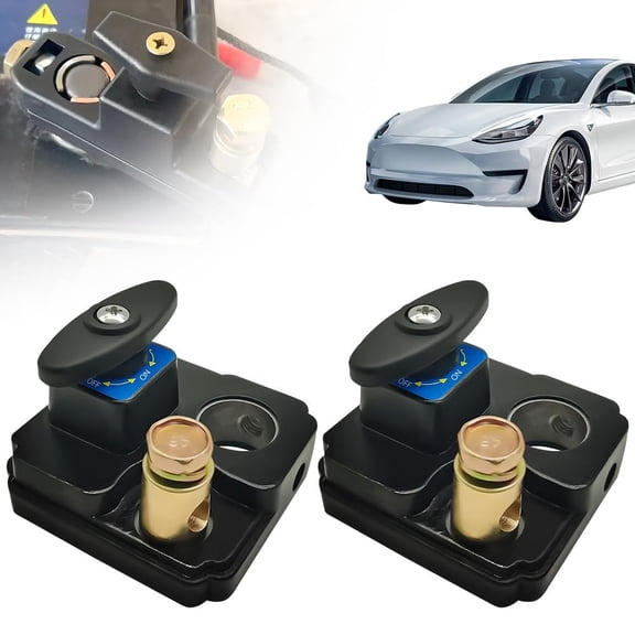 Battery Disconnect Switch, Heavy Duty Battery Shut Off Switch, Current Master Battery Power Cut Isolator Kill Switch, Quick Disconnect Battery Cut Off Universal Switch for Car, RV and Boat(Square, 1)