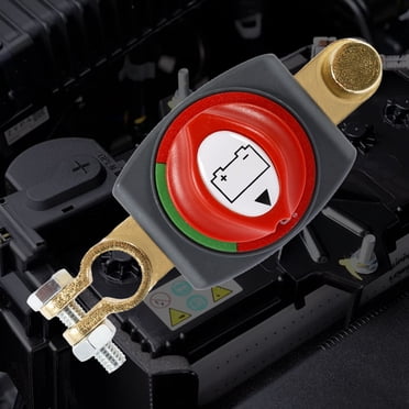 Interruttore Sezionatore Di Batteria 12V-48V 275A – Per Nautica E Camper – Nero/Rosso