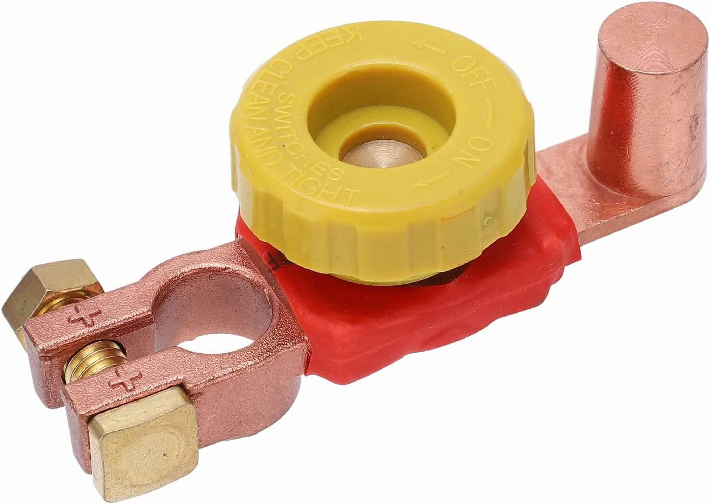 Battery Disconnect Switch Positive Battery Cut Off Switch Battery Master Switch Isolator for 6V 12V 24V Car RV ATV