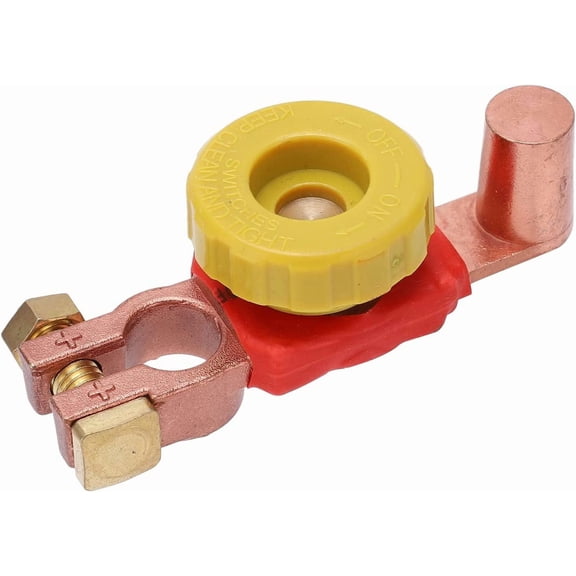 Battery Disconnect Switch Positive Battery Cut Off Switch Battery Master Switch Isolator for 6V 12V 24V Car RV ATV