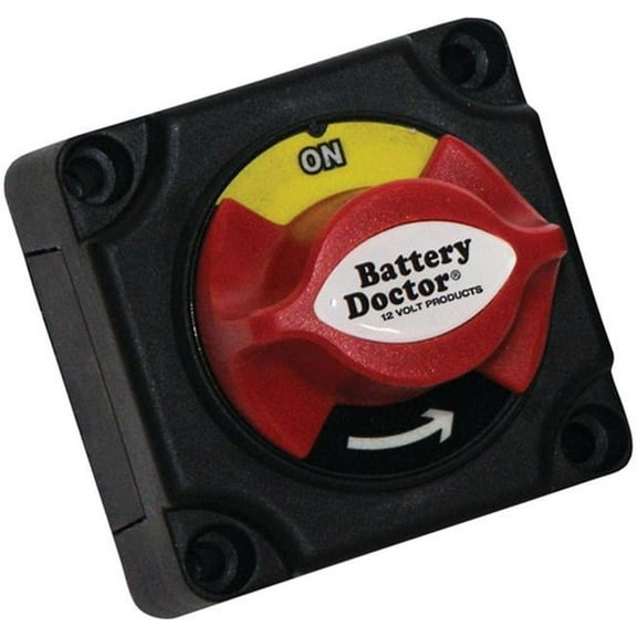 Battery Doctor 20387 Mini Master Disconnect Switch, Single Battery, 2 Position