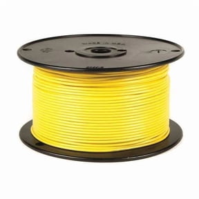 Primary Wire, GPT, 16 AWG, 1C C, Yellow, PVC, Stranded, 60V, 500 ft. 87-8511