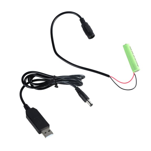 Battery Eliminators USB to 1.5V LR03 Dummy Battery for Remote Toy Thermometers