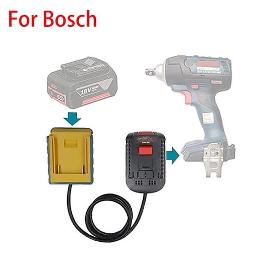 Battery Extension Cable Cord Electric Adapter Battery 18/20V Replacement Parts For Electric Drill Power Tool Accessories