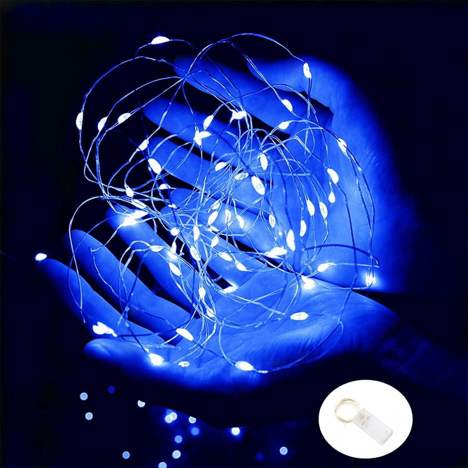 Battery Fairy Lights, 6.6ft 20 LED Copper Wire String Ambiance Lighting