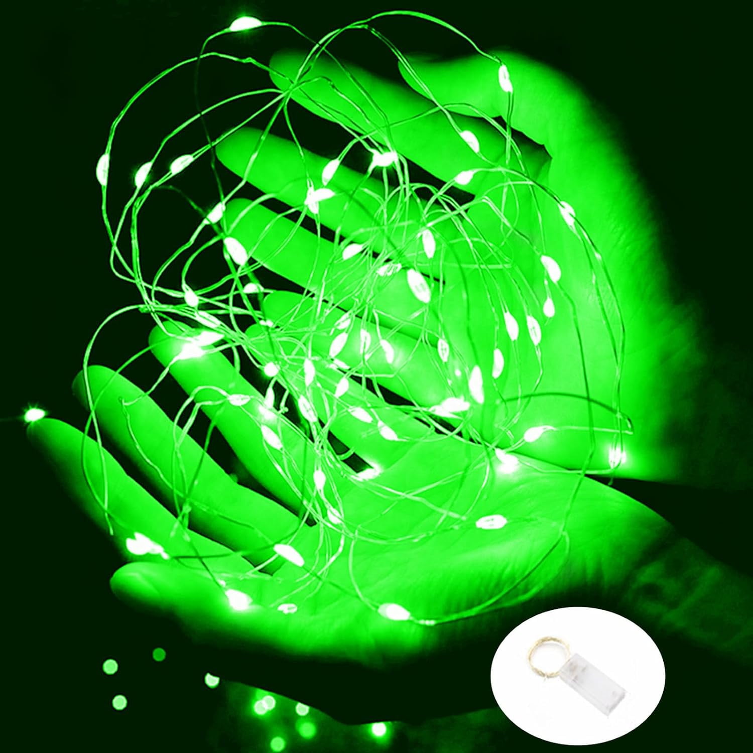 Battery Fairy Lights, 6.6ft 20 LED Copper Wire String Ambiance Lighting