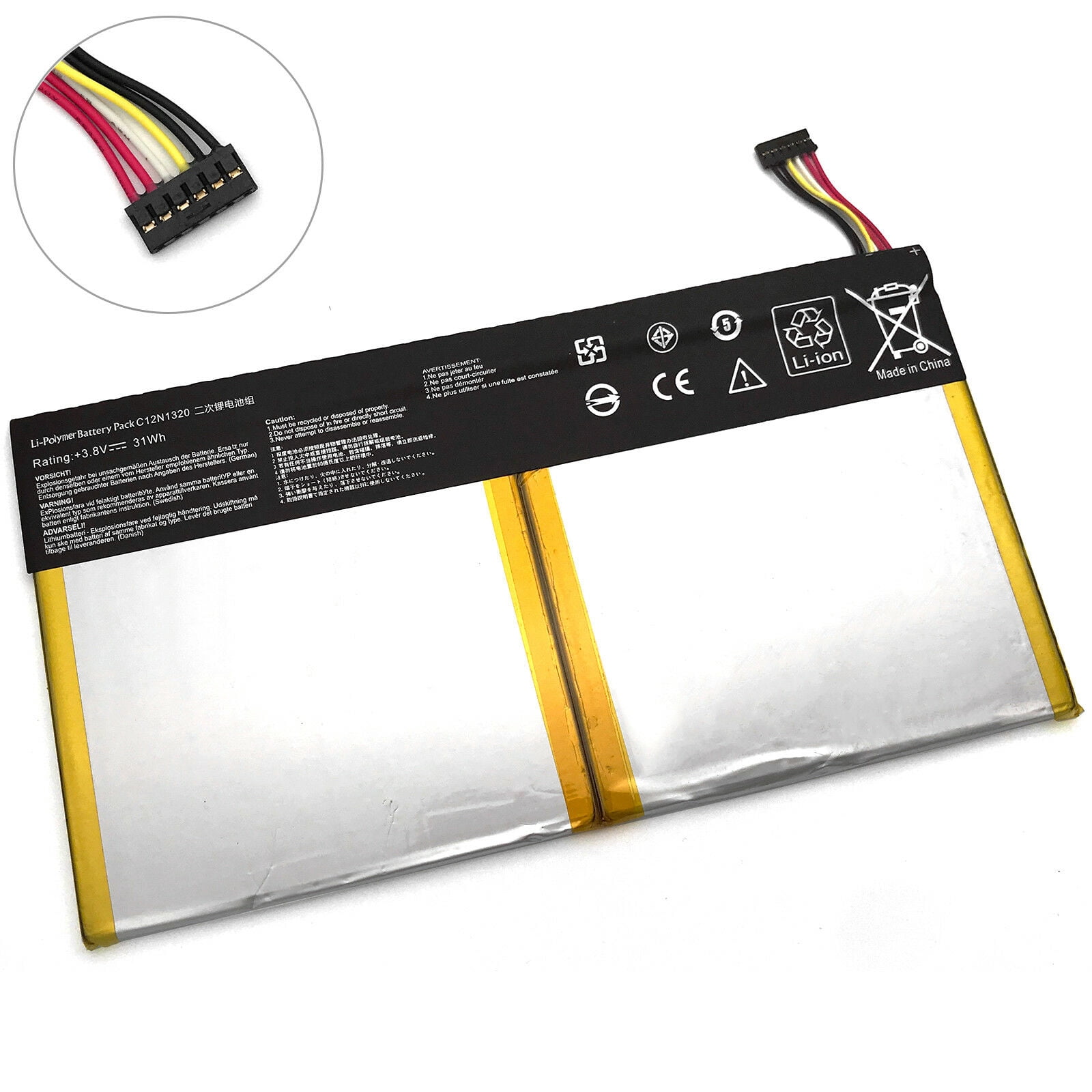 C21N1334 Replacement Laptop Battery For ASUS Transformer Book T200TA – 7.6V 38WH Li-ion