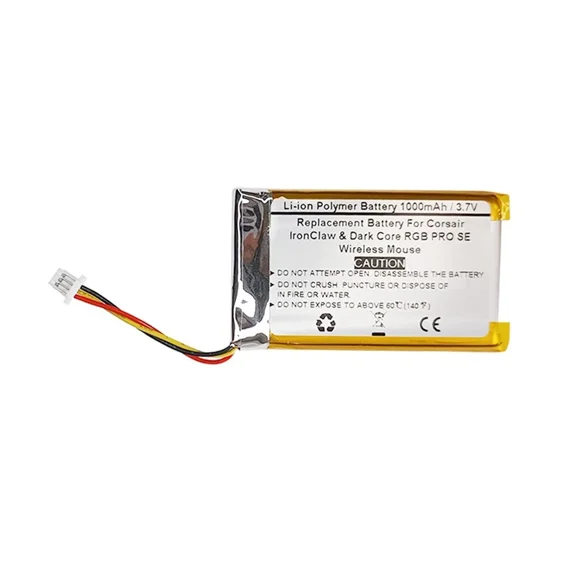 Battery For Corsair Ironclaw & Dark Core Rgb Pro Se Wireless Mouse, Cp-Dcrp