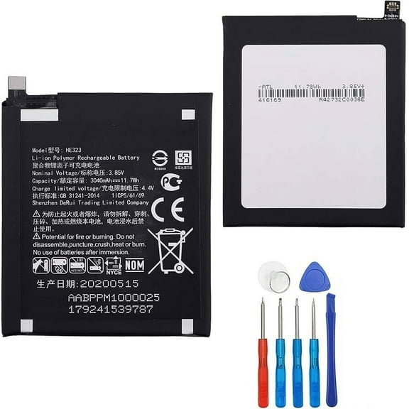 Battery For Essential Phone PH-1 A11 Replacement 3040mAh 11.7Wh 3.85V Tool HE323