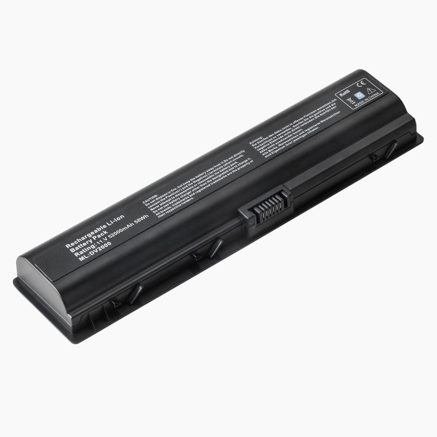 Batteria 5200mAh 10.8V 6 Celle Per HP Pavilion Dv2000/dv6000 (441611-001, HSTNN-Q33C)