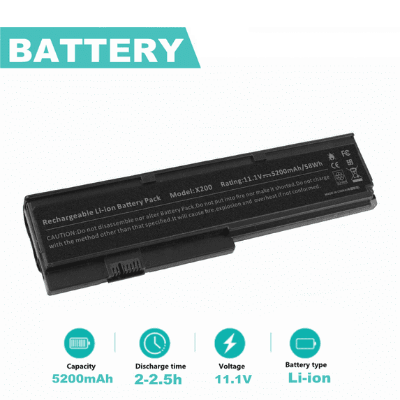 Battery For IBM lenovo ThinkPad X200 Series