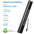 thumbnail image 1 of Battery For Lenovo Ideapad 100-15IBD 110-15ISK 100-14IBD L15S4A01 L15L4A01 33Wh, 1 of 4