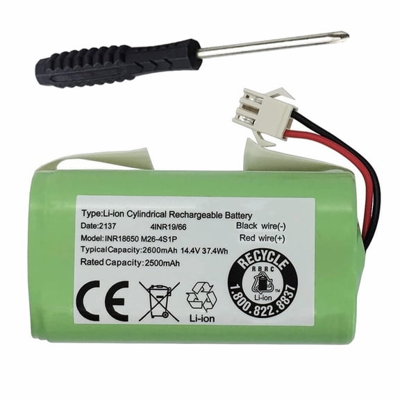 Battery For iHome AutoVac Eclipse iHRV10-BLK,iHRV11-BLK,Luna iHRV12-BLK , iHRV13-BLK Robot Vacuum