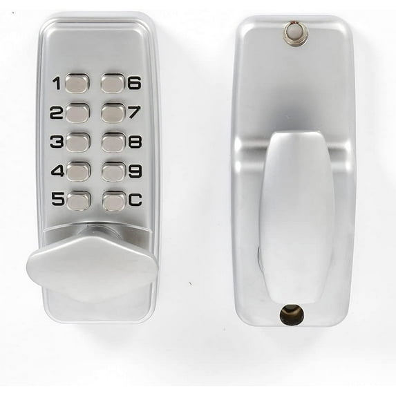 Battery-Free Mechanical Password Door Lock – Keyless Entry with 2-4 ...