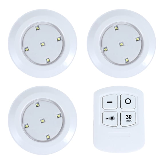 Battery-Free Wireless Remote Control Night Light - Portable Wall Light with Adhesive Backing, Energy-Efficient, Adjustable Brightness & Timing Settings, Ideal for Kitchen, Bedroom, Warm light