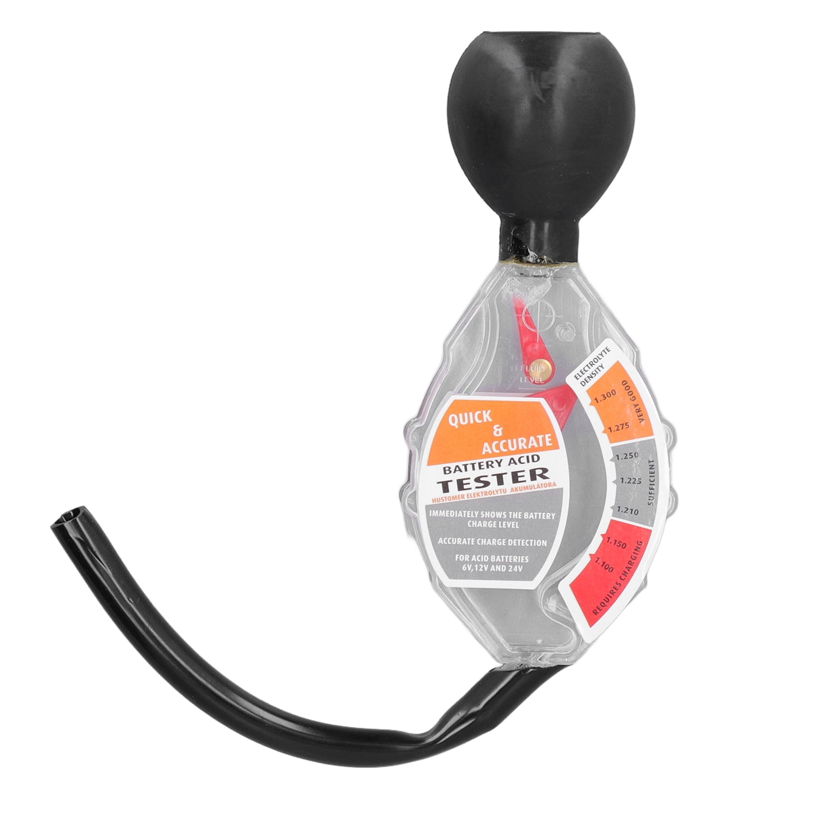 Battery Gravity Tester, ABS Car Battery Hydrometer Fast Detection For