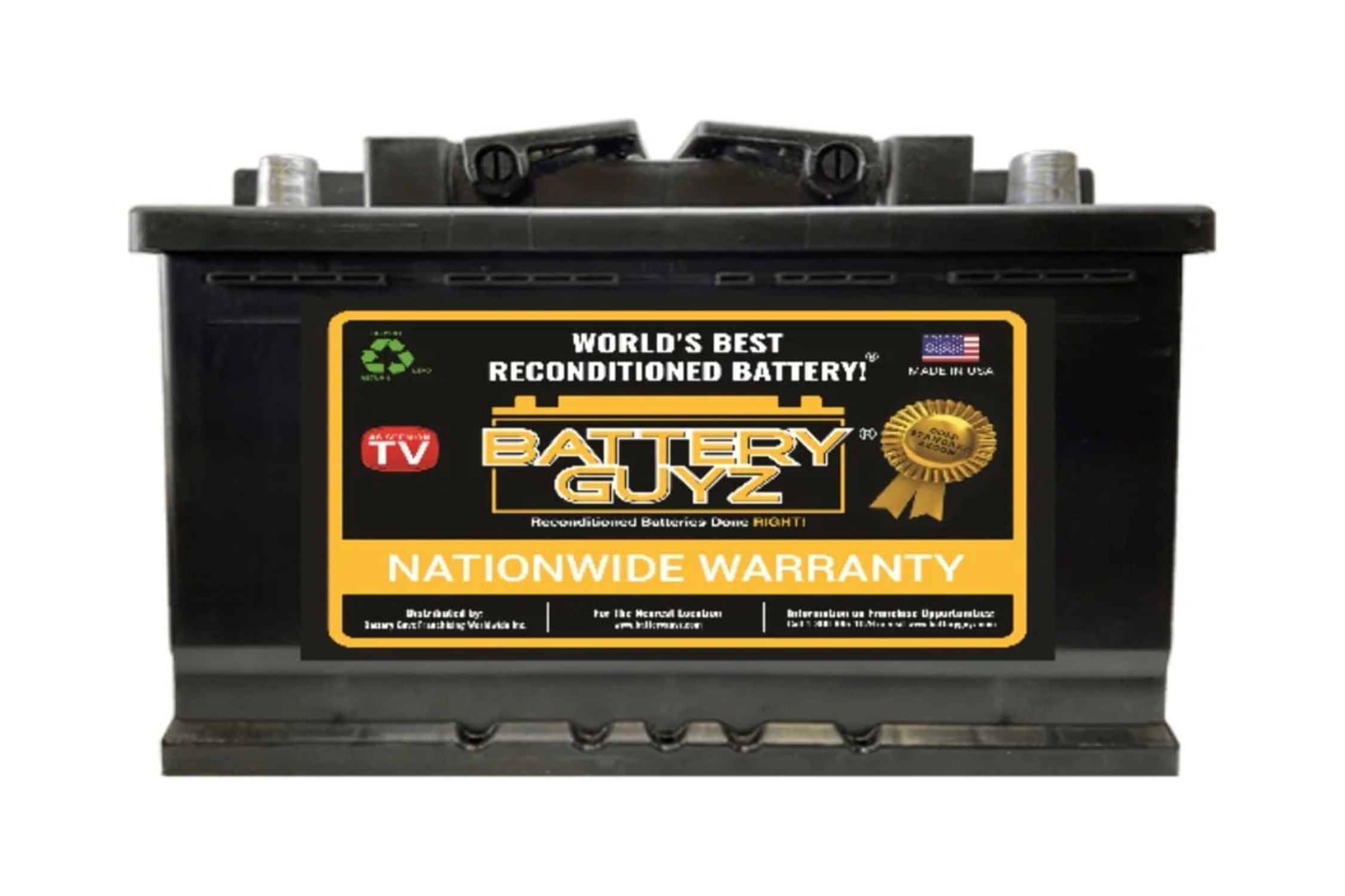 Battery Guyz Reconditioned Lead Acid Automotive Battery, Group Size H6