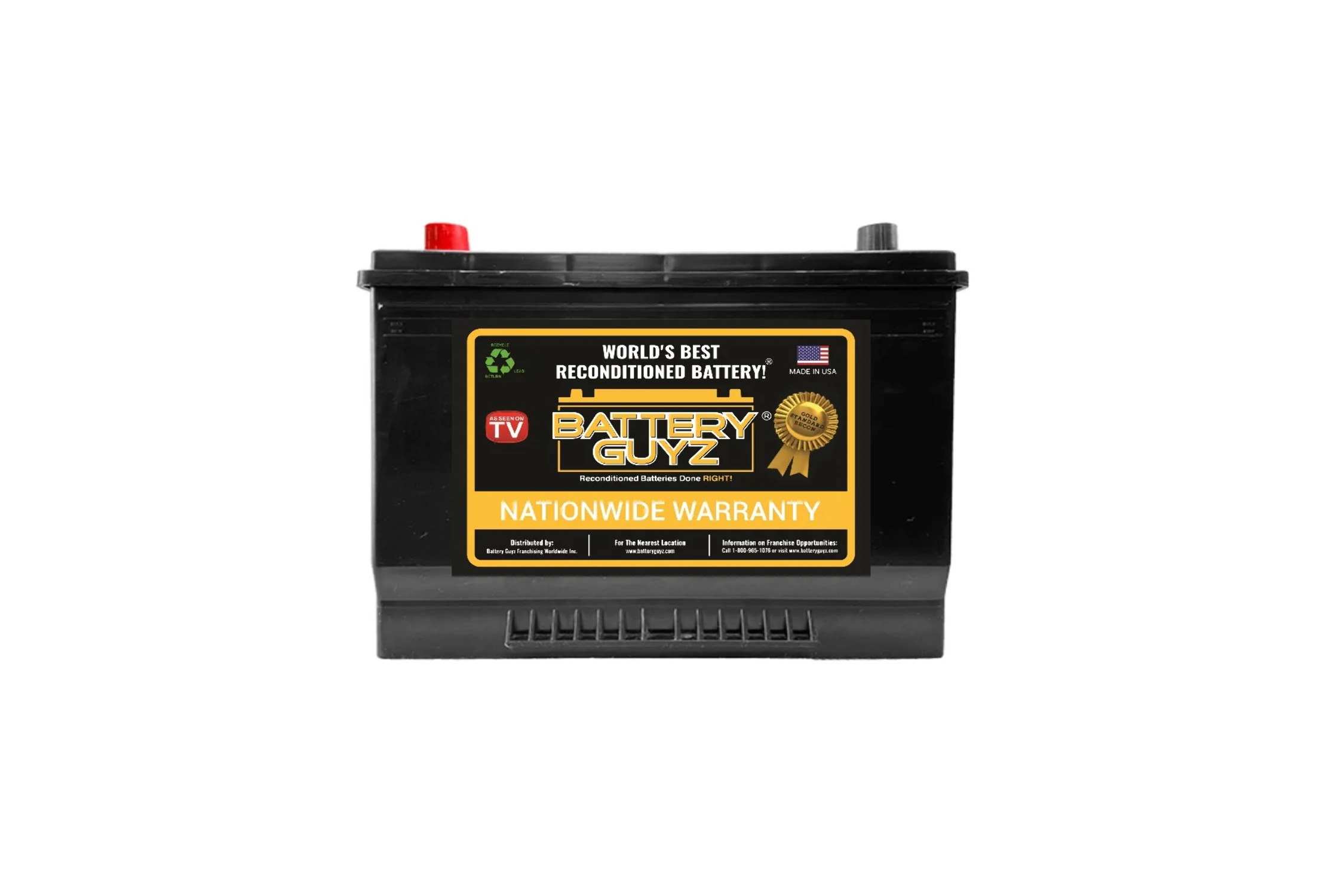 Battery Guyz Reconditioned Platinum Lead Acid Automotive Battery, Group