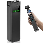 Battery Handle for DJI Osmo Pocket 3 Creator Combo Accessories, Built in 4000mAh Extra Battery 22.5W Fast Charging, Reserved 1/4 Thread