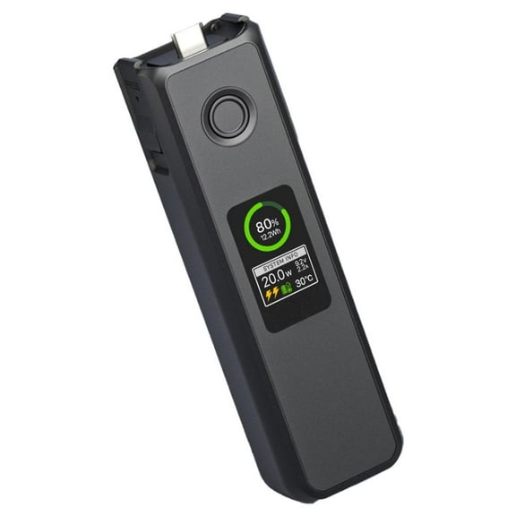 Battery Handle for Osmo Pocket 3 Portable Osmo Pocket 3 Battery Handle Built-in Fast Charging Power 20W Bank 5000mAh Battery