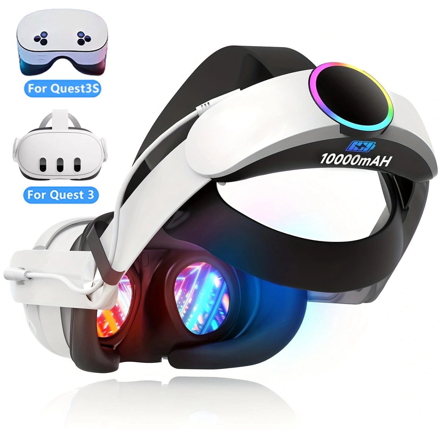 Free Shipping! Battery Head Strap for Meta/Oculus Quest 3 