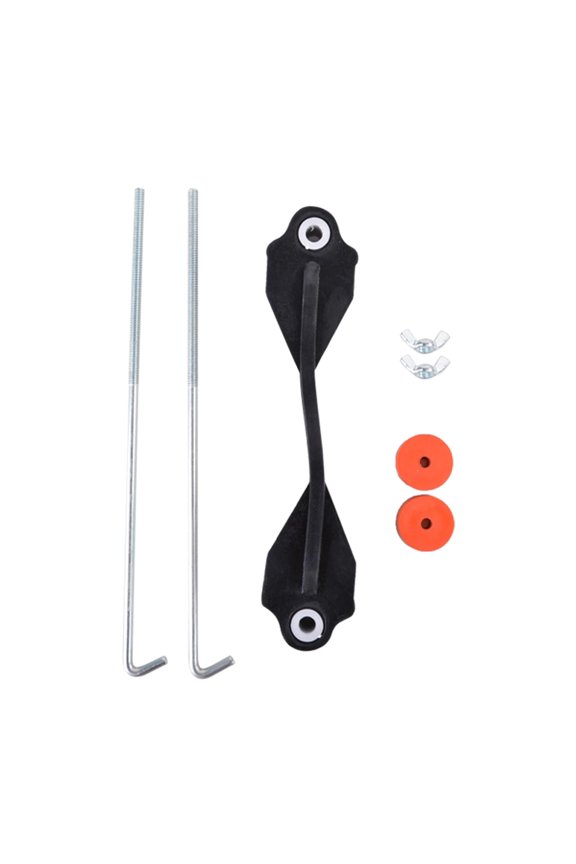 Battery Hold Down Bolts Tie Down Fasten Set J Hooks Easy Installation Sturdy Fittings Spring Lock Washers Universal Secure for Car SUV
