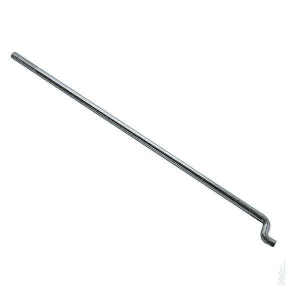 Battery Hold Down Rod, Z-hook 12.25", Club Car DS Electric w/ 12V Batteries