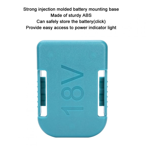 Battery Holder For Power Tools, 5,Pack, Secure Mount, Easy Access, Ideal For Van  Workshop Storage