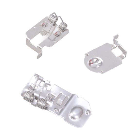 Battery Holder Nunchuck Hand Curved Game Handle Accessories forRemote Controller Spring Contacts Easy Installation