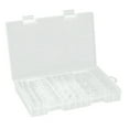 thumbnail image 1 of Battery Holder Storage Box, Multifunctional Transparent Hard Plastic Case Holder for AAA/AA/C/D/9V Cell Battery, 1 of 12