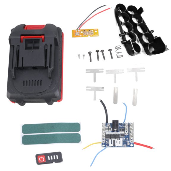 Battery Housing Case With Power Display For Power Tool Batteries Storage Box