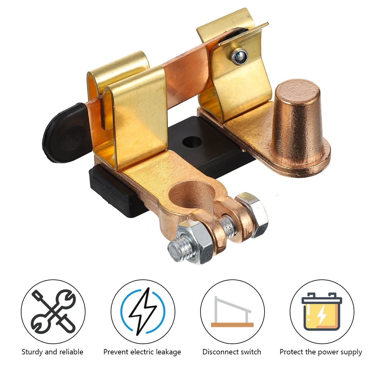 Battery Isolator Kill Switch Car Auto Battery Cutoff Switch for Boat RV