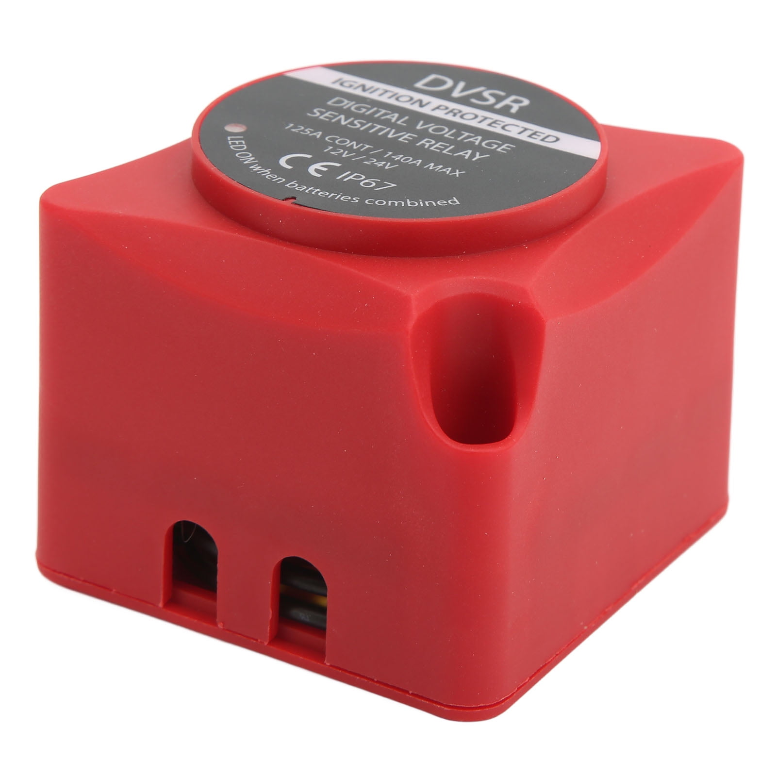 Battery Isolator Kit, Voltage Sensitive Relay Battery Isolator Wiring Cable Kit DC 12V 24V 140A