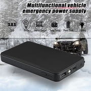 Battery Jump Starter,6000mah 12V Peak Portable Car Battery Charger, For Up To 4.0L Gas Car & 5.0L Diesel Car, With USB Quick Charge And Led Lights, Jump Starter For Phones/Laptop/ Motorcycles, ZJ13