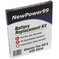 thumbnail image 1 of Battery Kit for Fire HD 8 with Alexa with Tools, Video Instructions, Long Life Battery, 1 of 5