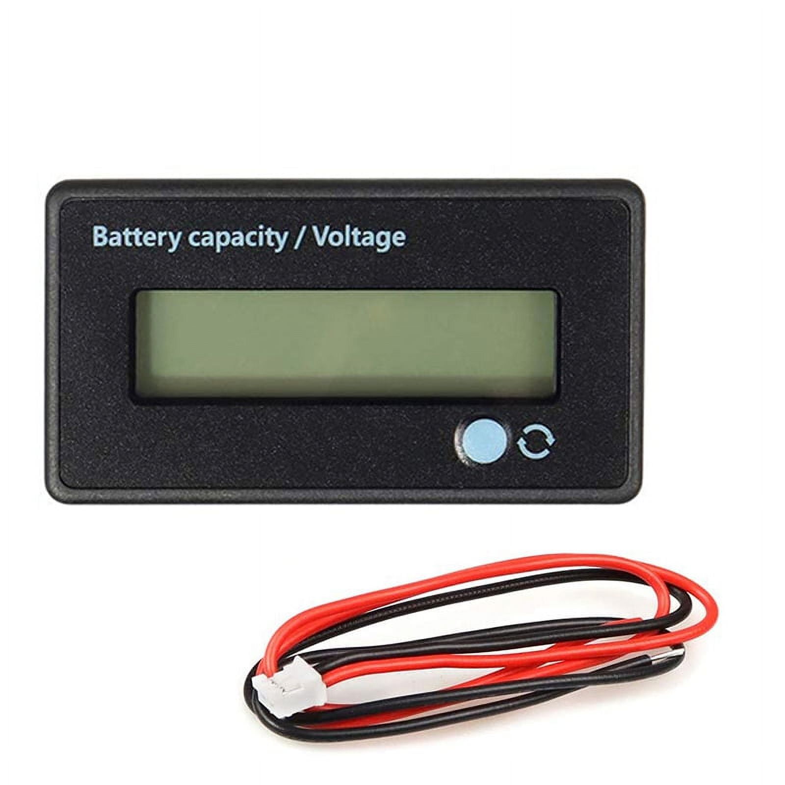Battery Meter Battery Capacity Voltage Monitor, DC 12/24/36/48/60/72