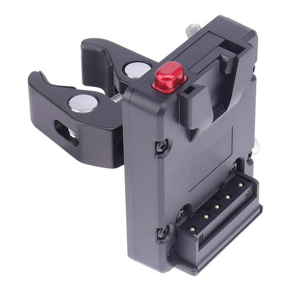 Battery Mount Adapter for DSLR Mirrorless Cinema Video Camera NP-F Battery Camera Monitor Articulated Arm Clamp