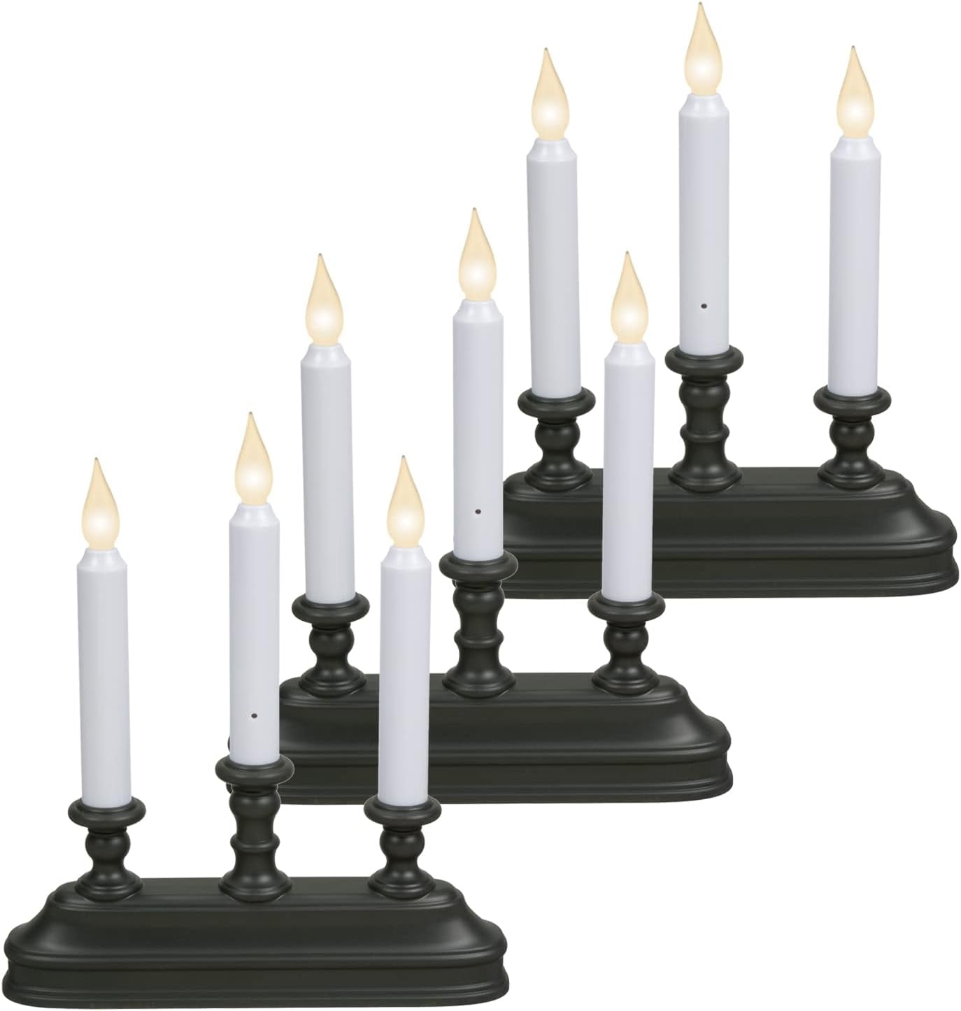 Battery Operated 10 Window Candles FPC1330A3 with Tilt to Change
