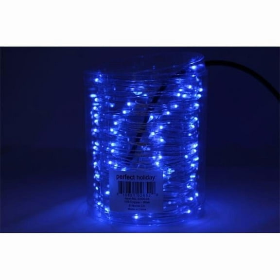 Battery Operated 100 LED Copper String Light - Blue