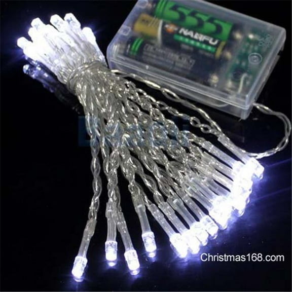 Battery Operated 30 LED String Light - White