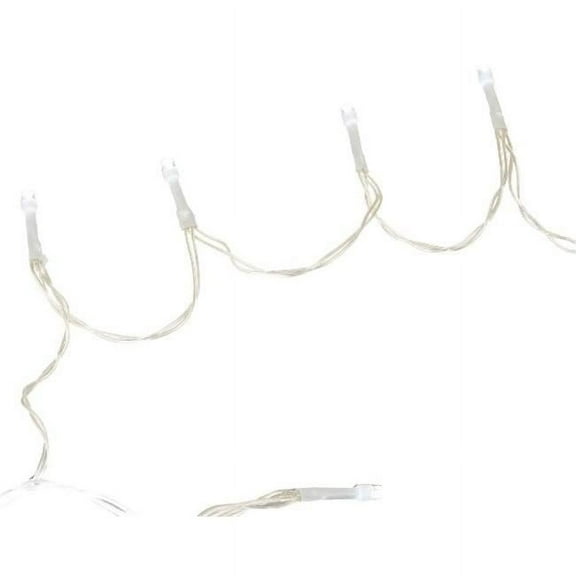 Battery Operated 50 LED String Light - White