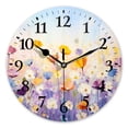thumbnail image 1 of Battery Operated Analog Wall Clocks Non-Ticking Silent Modern Clock Decorative for Home,Office-Beautiful Spring Meadow With Colorful Wildflowers(14inch), 1 of 4