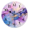thumbnail image 1 of Battery Operated Analog Wall Clocks Non-Ticking Silent Modern Clock Decorative for Home,Office-Soft And Dreamy Swirling Patterns(16inch), 1 of 4