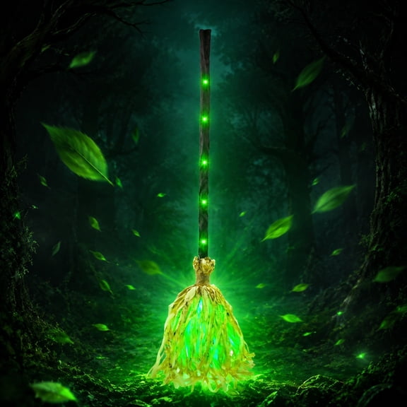 Battery Operated Animated Witch Ornament With Sound And Motion For Indoor Halloween Decor